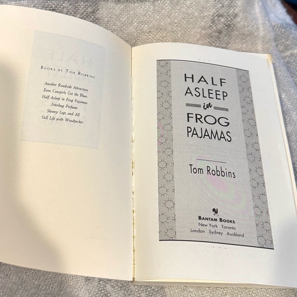 Tom Robbins- Half Asleep in Frog Pajamas Soft Cover Book - Picture 8 of 9